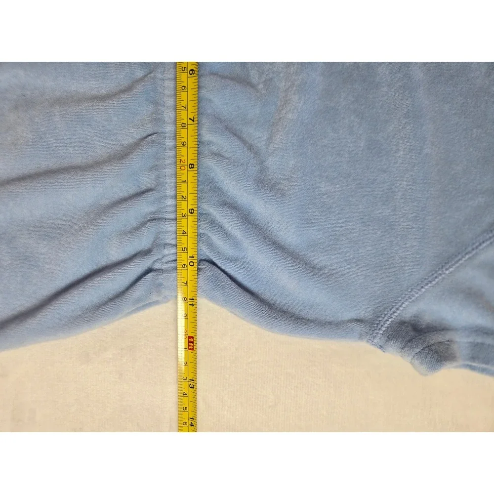 Hanna Andersson Girls Blue‎ Terry Cloth Hooded Dress Swim Coverup Size 100 4t